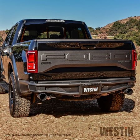 WESTIN AUTOMOTIVE 17-C F150 RAPTOR TEXTURED BLACK OUTLAW REAR BUMPER 58-82025